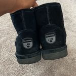 BEARPAW  Alyssa Black Suede Shearling Boots SIZE 9 Photo 1