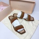 Alexandre Birman Orange and Tan Sandals with Woven Design size 40 Photo 1