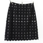 Couture Couture Los Angeles Vintage Beaded Crochet Pencil Skirt Size 38 Photo 2