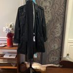 Bagatelle Black Trench Coat FAUX Photo 11