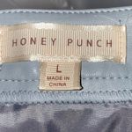 Honey Punch  Asymmetrical Faux Leather Front Zip Mini Skirt Photo 2