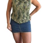 Vintage Y2K Sequin Tank Top 2XL Green Sparkle Party Made in USA fastival Size undefined Photo 1