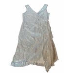 Laundry by Shelli Segal  White Sequined Dress - Size S Photo 12