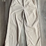 Mother The Cinch‎ Ankle Greaser Marzipan Khaki Wide Leg Pants Size 31 Minimalist Tan Photo 0