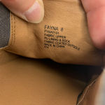 Steve Madden  Sz 8 Loafer Fayna Slip On Dark Gray Vegan Suede Fabric Shoe Casual Photo 2