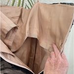 Ricki Freeman for Teri Jon strapless silk cocktail dress Size 8 tan/black Photo 13