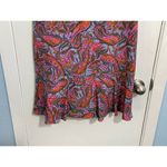 J Crew Silk Dress Size 2 Pink Paisley Ruffled Preppy Country Club Spring Photo 4