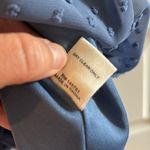 Altar'd State Altar’d State Dusty Blue Swiss Dot Mini Dress Photo 4