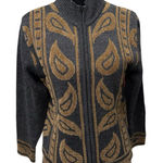 Pendleton Sweater Womens Small Gray Cardigan Full Zip Wool Acrylic Jacket VTG Photo 0