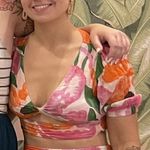 Banjanan Floral Aurora Top Size M Green Size M Photo 6