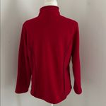 Coldwater Creek Red and Black Fleece Pullover Sz M Photo 4