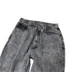 Vintage Women's 10 90s High Waisted Tapered Mom Jeans Black Acid Wash Photo 4