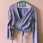 Brandy Melville Coco Long Sleeve Floral Wrap Top Photo 1