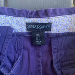 Cynthia Rowley Purple Ruffle Shorts Photo 3