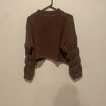 Shop Stevie Chocolate Brown Cowl Sweater Photo 8