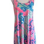 Lilly Pulitzer ‎ Melle Trapeze Dress XS  Coral Reef I'm So Jelly Photo 0