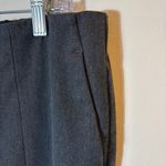 Ann Taylor  Gray Career Pants Slit‎ Hem Ankle Trousers Size 14 Photo 3