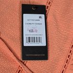 Frye Peplum Lace Trim Tank in Cadmium Orange M NWT Photo 4