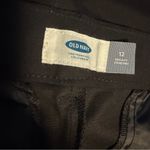 Old Navy  Cropped plus court Wide-Leg High-Rise Pants in Black Jack womens 12 NWT Photo 4