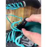 Women's ECCO Athletic Shoes Black Turquoise Size 8.5 Photo 10