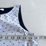 Jucca colorblock sleeveless white gray shift mini dress tulle ruffle size Small Photo 8