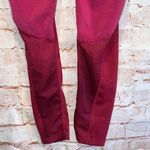 Adidas Climalite leggings ankle red S pockets wide waistband pocket Photo 5