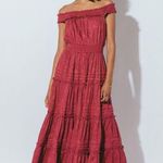 Cleobella NWT Alivia Ankle Dress in Berry maxi organic cotton sz M Photo 1