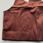 Girlfriend Collective Paloma Sports Bra Racerback Brown Size XL NEW Photo 2