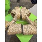 Sam Edelman Iliana Sand Raffia Platform Sandals Women's Size 6 Woven Heel Photo 6