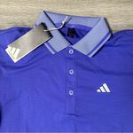 Adidas  Purple / Blue Twist Knit Polo NEW Photo 1
