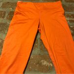 JoyLab  Comfort 7/8 Color Block Orange Pink Lavender Leggings size Large Photo 2