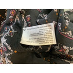 Pink Rose Knox Rose Blouse Size X XL Black Beaded Sheer Velvet Panel Boho Photo 4