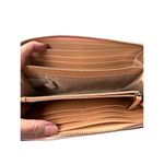 Kate Spade  zip around continental Leather wallet Tiffany Pink Photo 6