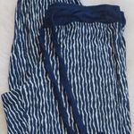 Tart  sz M Womens Blue Soft Striped Stretchy Drawstring Jogger Pjs Cozy Comfy Photo 0