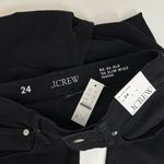 J.Crew High Rise Slim Wide Jean 1996 Semi Stretch Black Rinse Denim US 24 NWT Photo 8