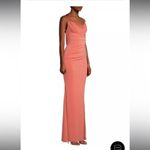 Katie May NWOT Surreal Cowlneck lace insert fitted low back jersey Gown sz L Photo 2