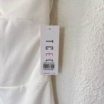 TCEC y2k  white one shoulder ruffle mini dress wedding bachelorette size M NWT Photo 2