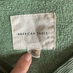 American Eagle  AE Forever Slouchy Hoodie Womens size Small green cozy comfy hood Photo 7