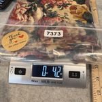 ZARA  Romantic Cottagecore Floral Crop Top Womens Medium Tan Pink Photo 8