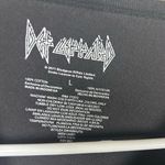 Def Leppard  Black Band Tee size L Photo 2