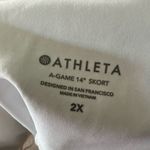 Athleta Women’s 2X White A Game Tennis Skort Athletic Athleisure Photo 4