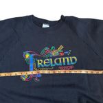 Vintage Ireland Black Pullover Sweater Sweatshirt Single Stitch XL Photo 2