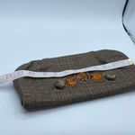 Chico's Chico’s tweed embellished gold black clutch Photo 6