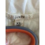 J.Crew  Layering Cream Tiered Ruffle Sequin Scoop‎ Neck Tank Top Blouse Size XS Photo 8