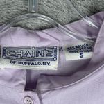 Chains of Buffalo Shirt Womens Small Purple Floral Embroidery Fairy Boho Peasant Photo 4