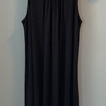 Liz Lange  black spaghetti strap maternity dress Size M Photo 0