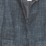 Michael Kors Metallic Tweed Blazer Jacket Black Size 4 Photo 0