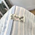 Free People  Western Relaxed Oversized Stripe Button Front Shirt size XS Photo 6