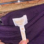 Laundry by Shelli Segal NWT  Black Purple Quilted Skirt Women's Size 10 Photo 4