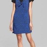 Wild Fable NWT Royal Blue Cheetah Slip Mini Dress Size Medium Photo 0